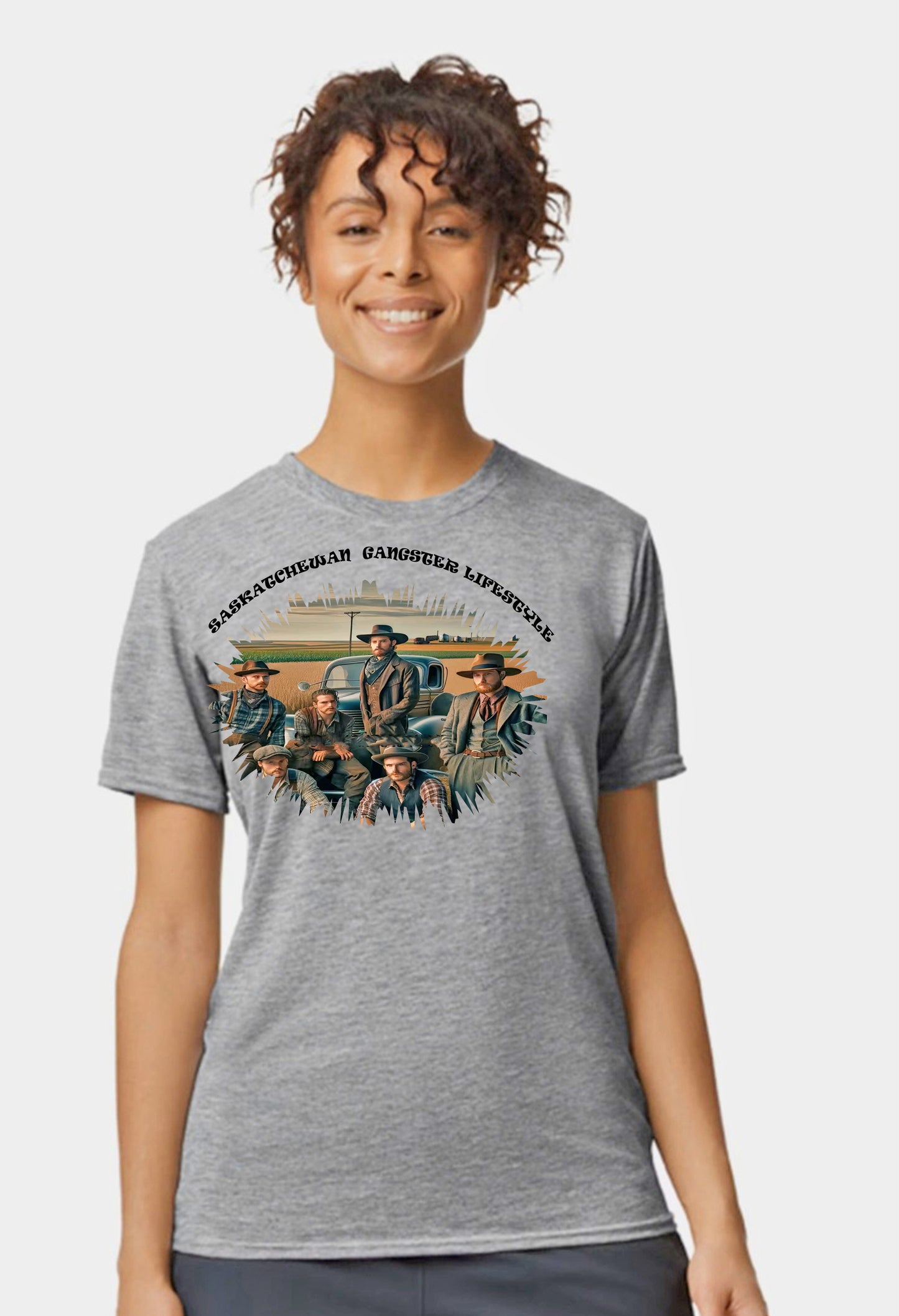 Unisex Saskatchewan Gangster Lifestyle T Shirt