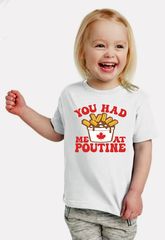 Unisex Child Poutine T Shirt