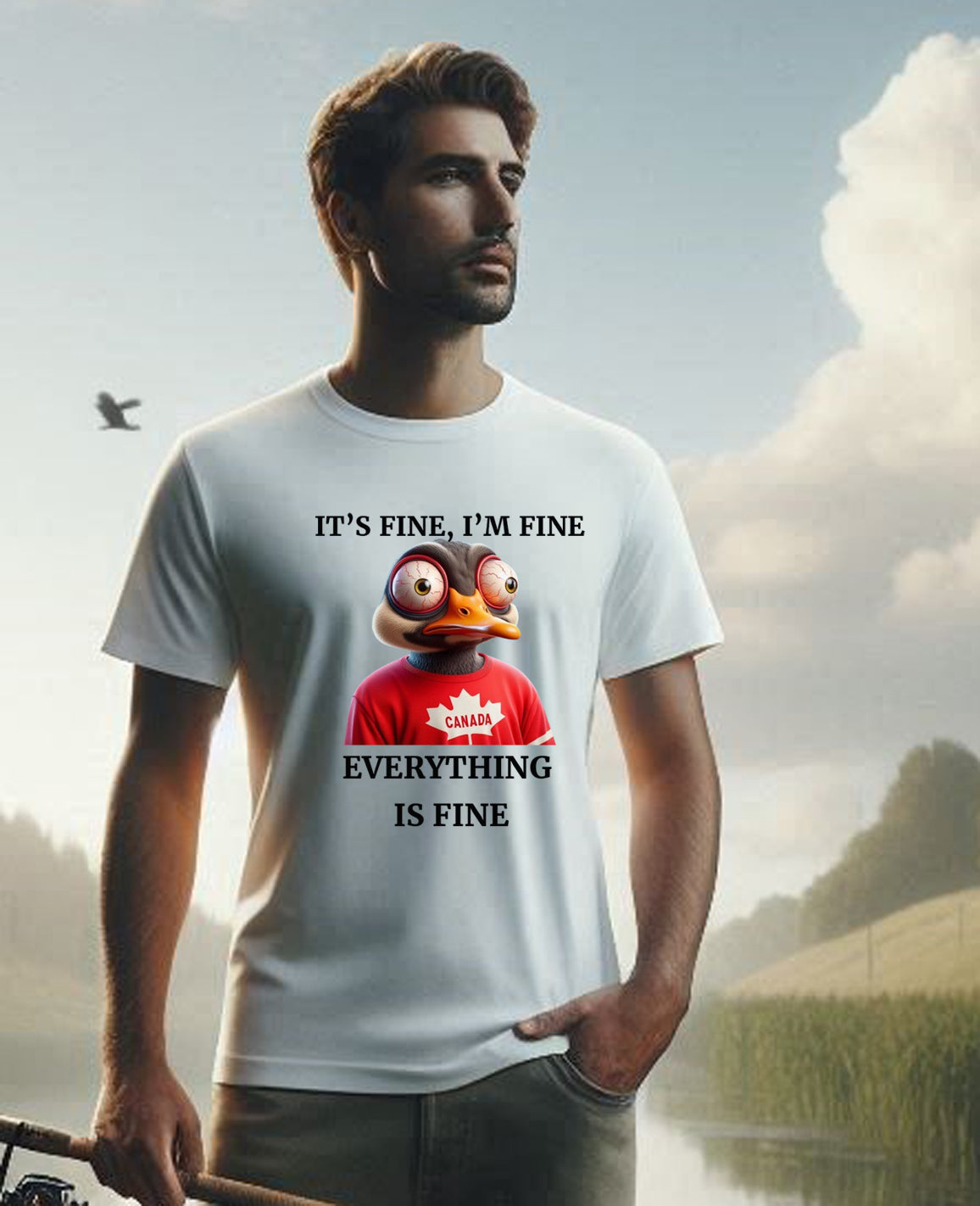Unisex It's Fine, I'm Fine T Shirt