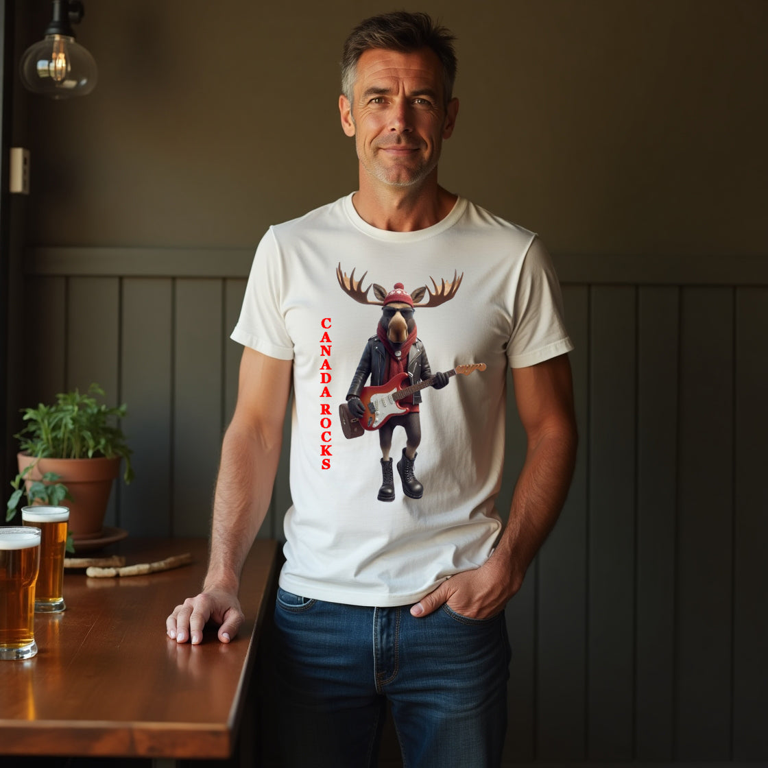 Unisex Moose Of The Mountain T Shirt