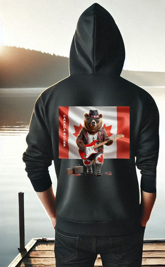 Unisex Wild Bear Blues Hoodie