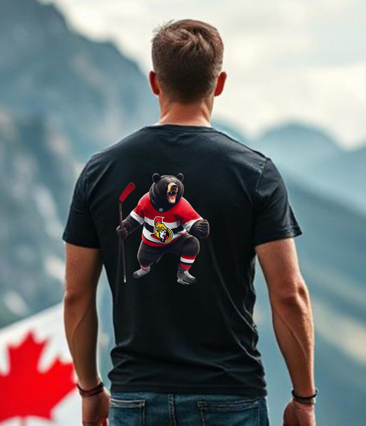 Ottawa Senators "Parliament Bear" T Shirt