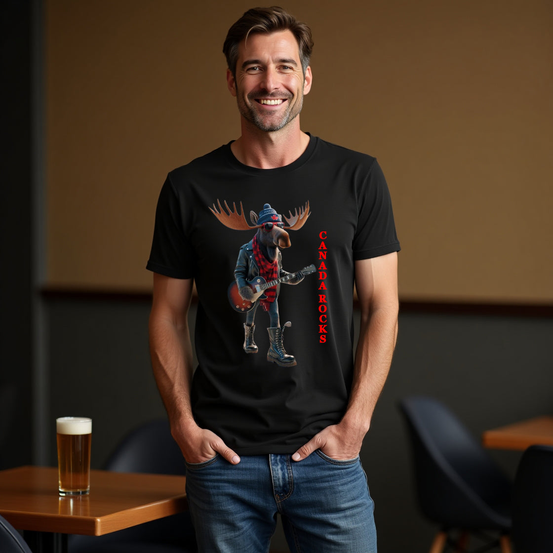 Unisex Moose On The Highway T Shirt