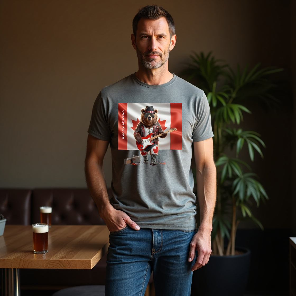 Unisex Wild Bear Blues T Shirt