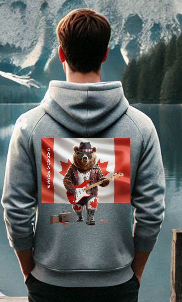 Unisex Wild Bear Blues Hoodie