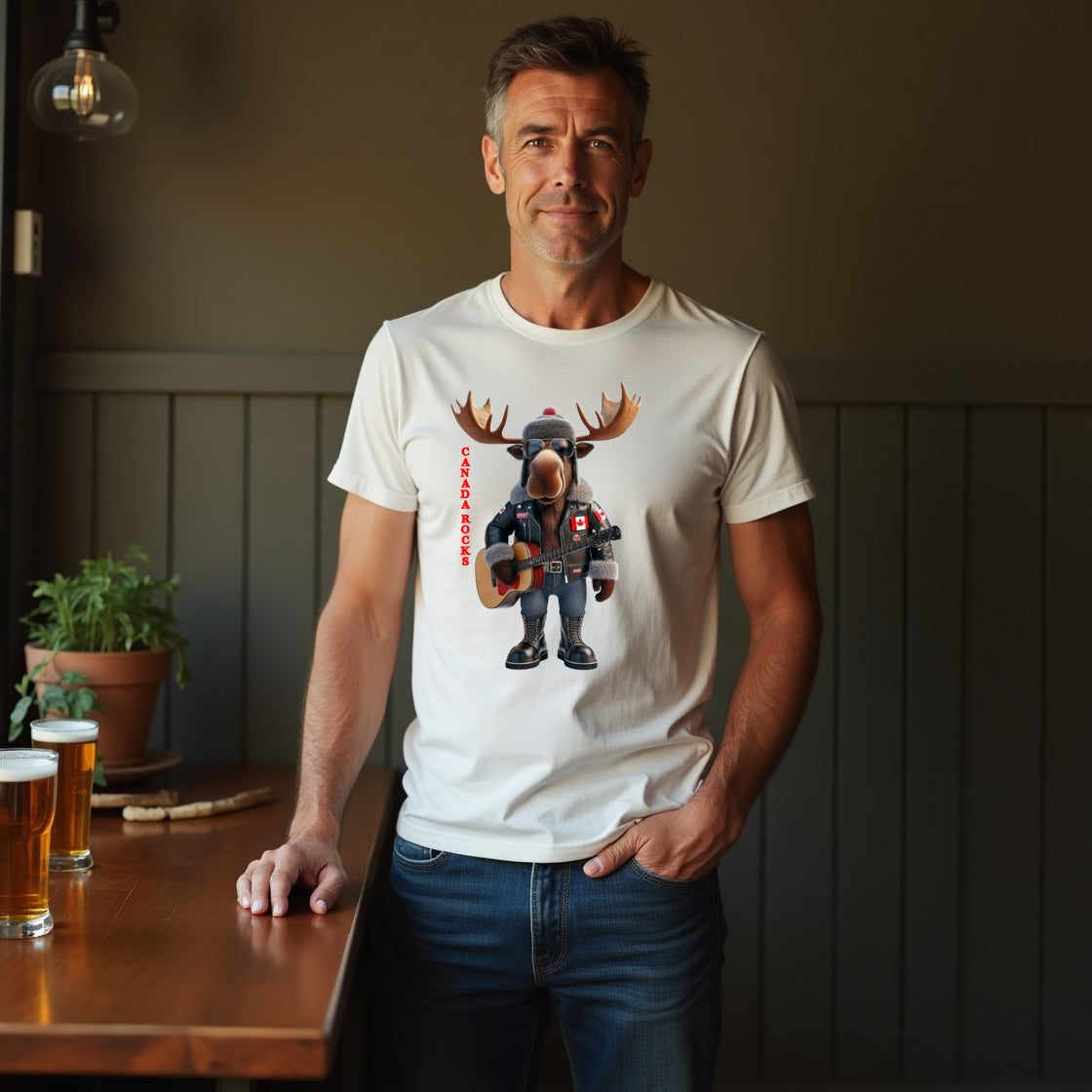 Unisex Antler & Thunder T Shirt