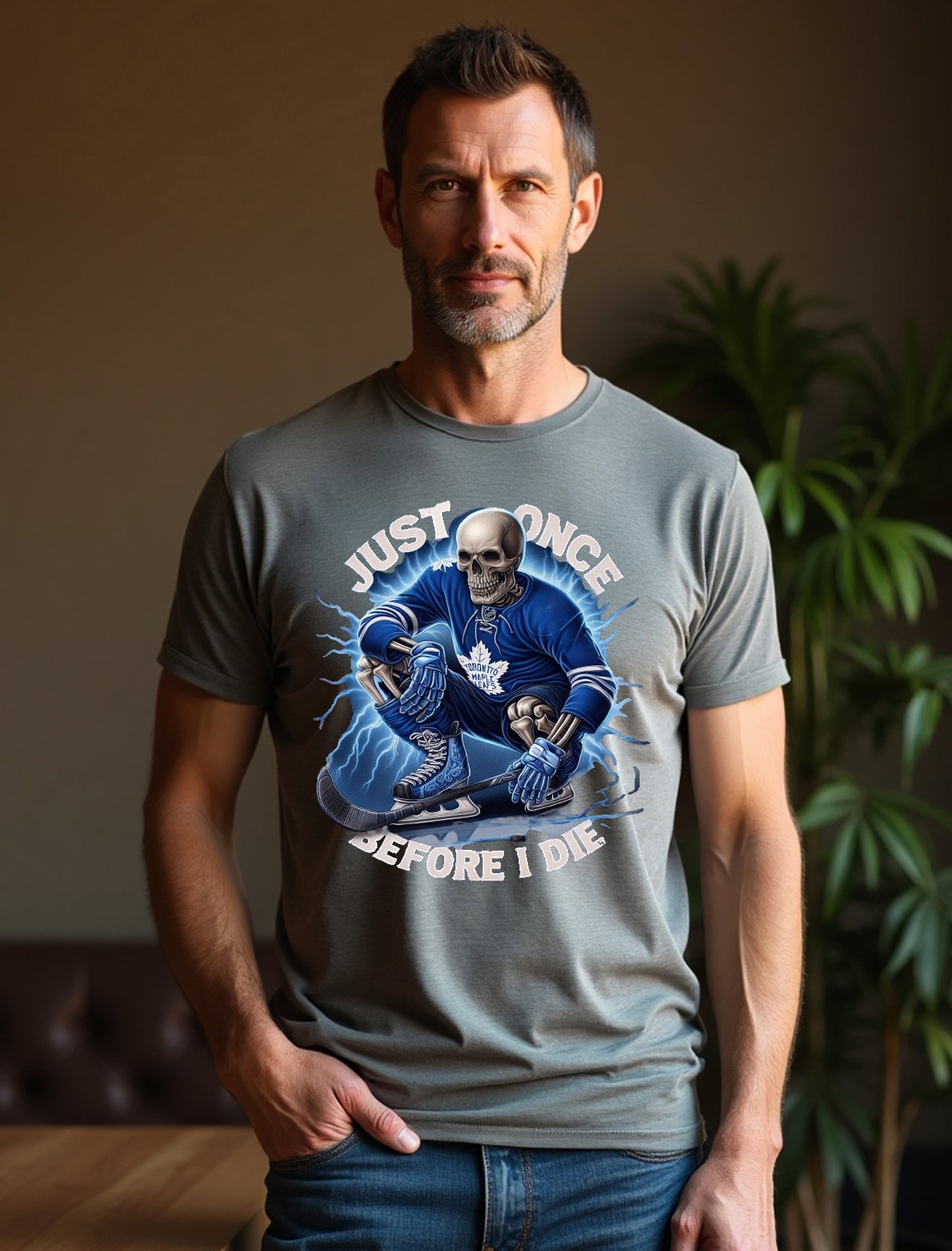 Toronto Maple Leafs, Just Once Before I Die T Shirt
