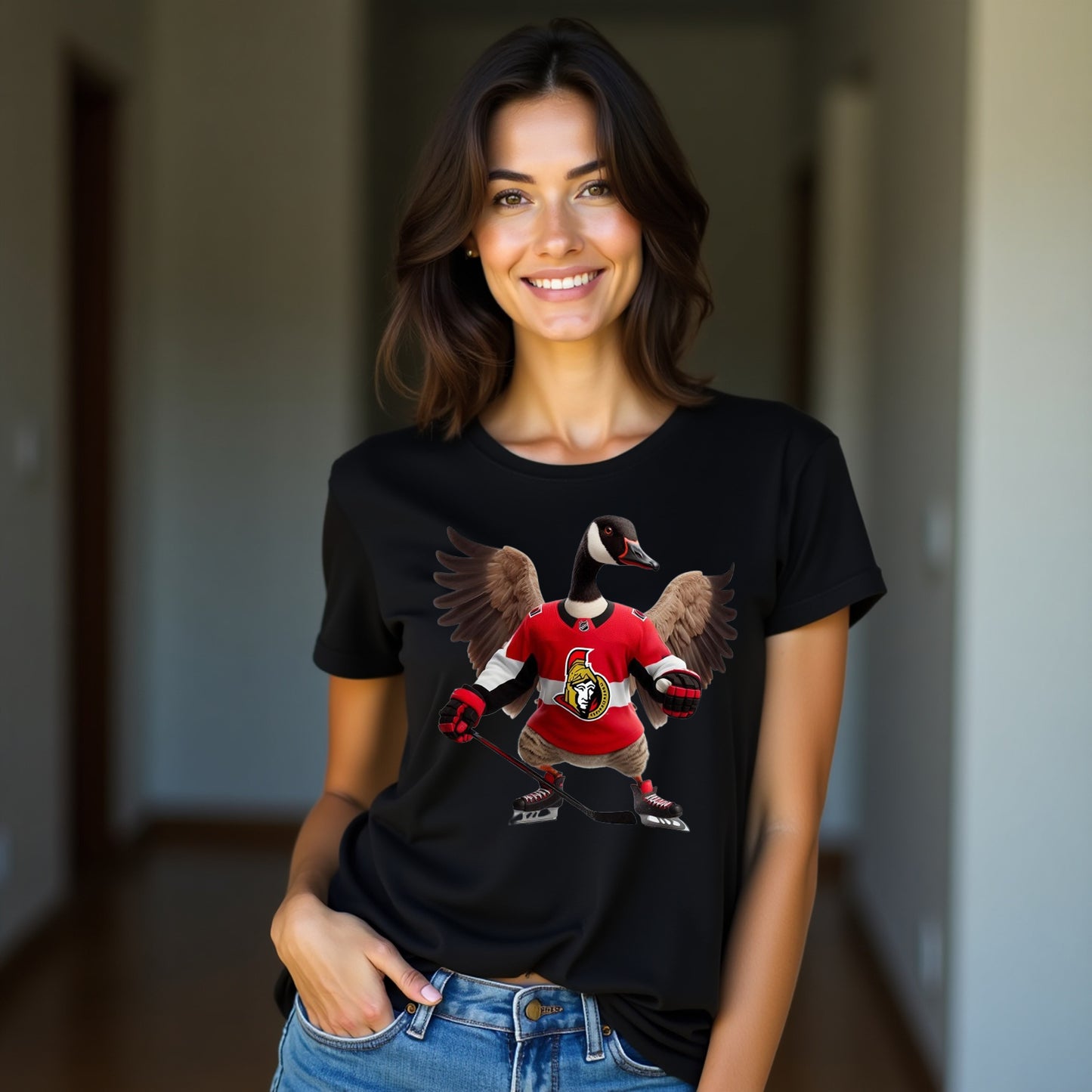 Ottawa Senators, Ladies, "Ottawa Waddler" T Shirt