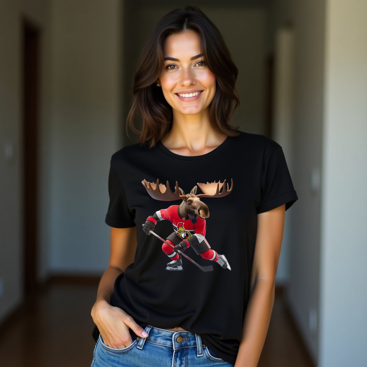 Ottawa Senators, Ladies, "Senate Stag" T Shirt