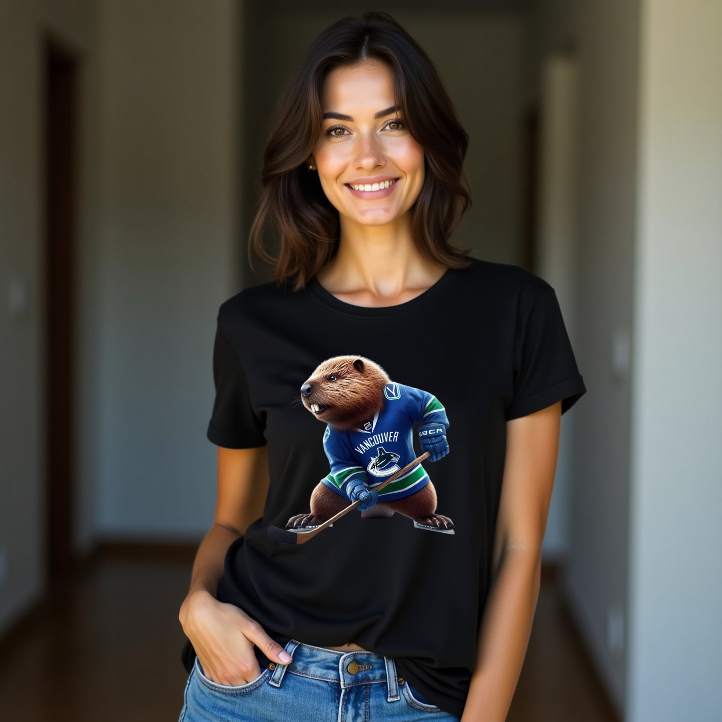 Vancouver Canucks, Ladies, "Canuck Chuck" T Shirt