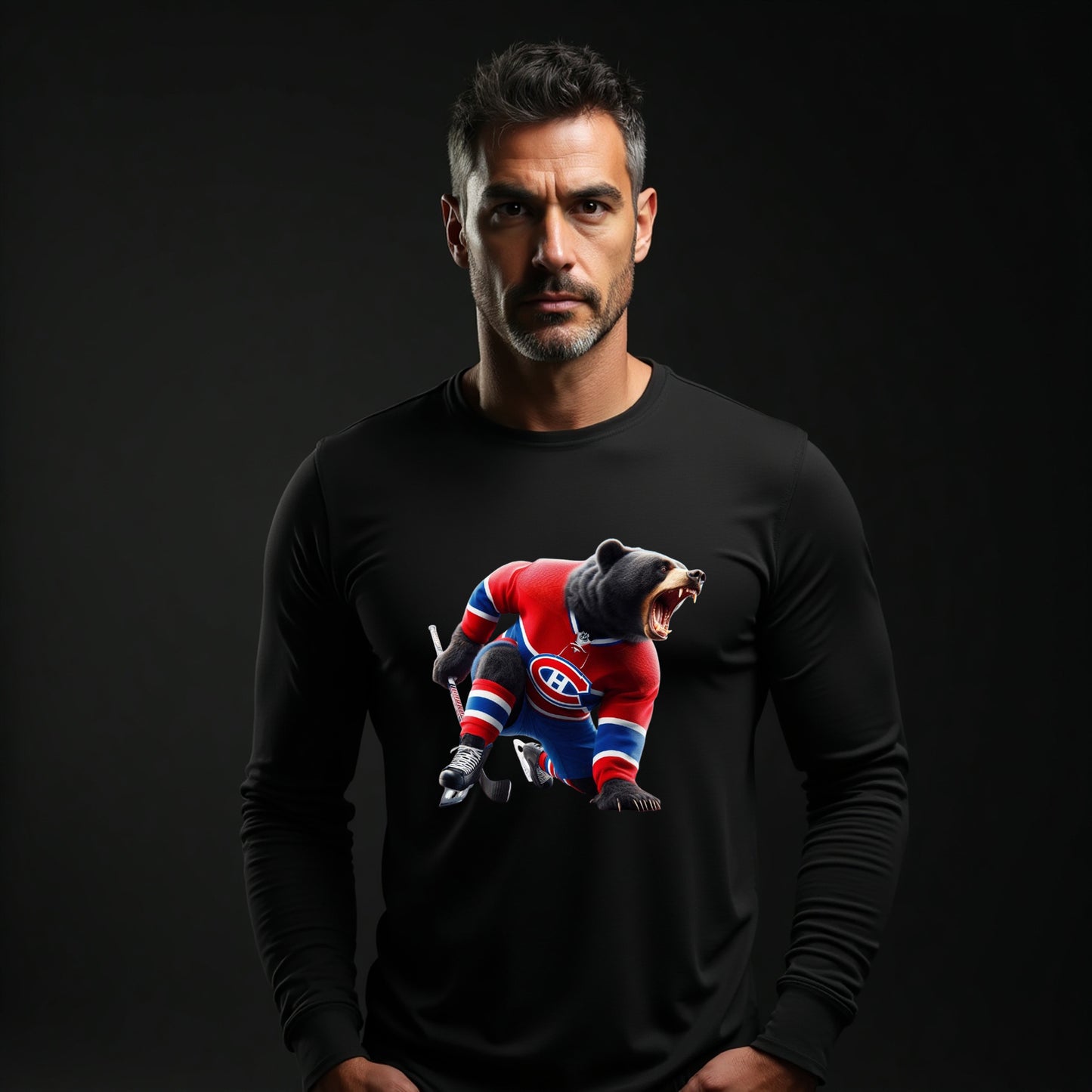 Montreal Canadiens, "The Canadiens Claw" Long Sleeve T Shirt