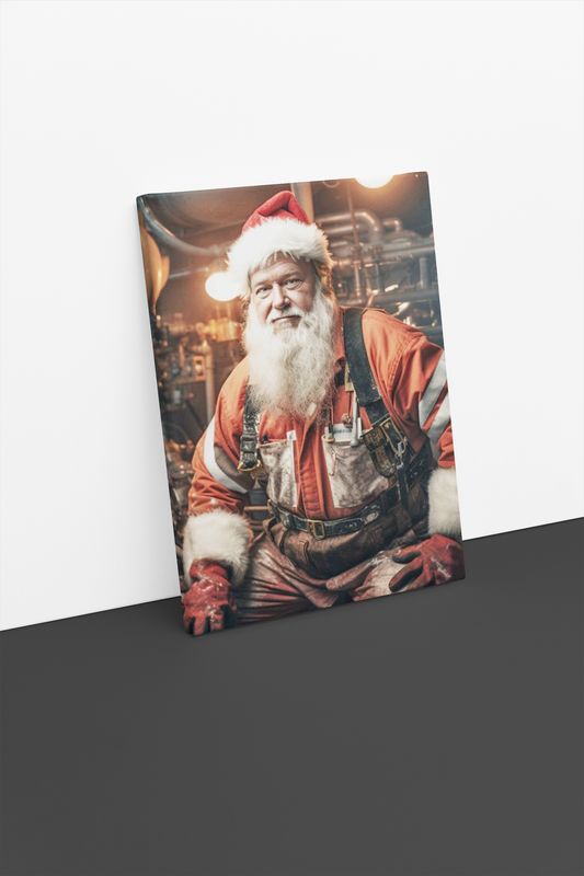 Alberta Santa Canvas Print