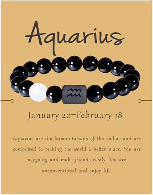 Unisex Stretch Zodiac Bracelet