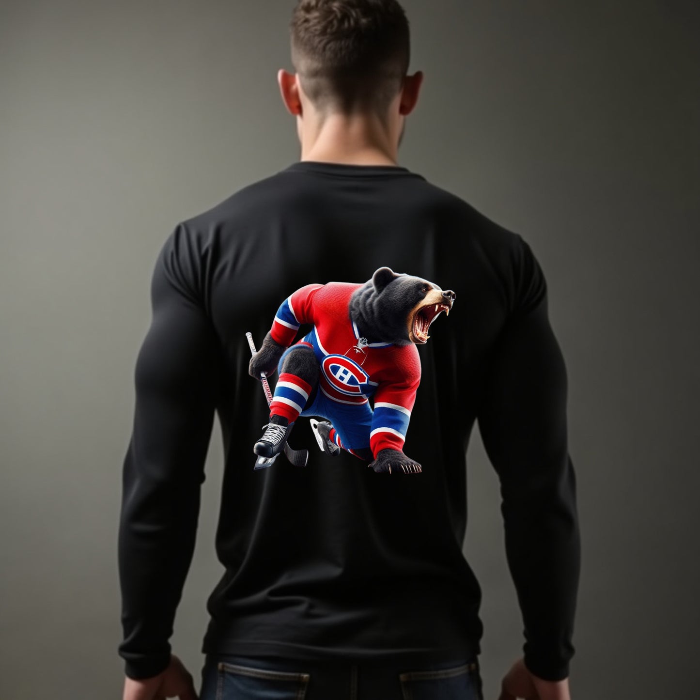 Montreal Canadiens, "The Canadiens Claw" Long Sleeve T Shirt