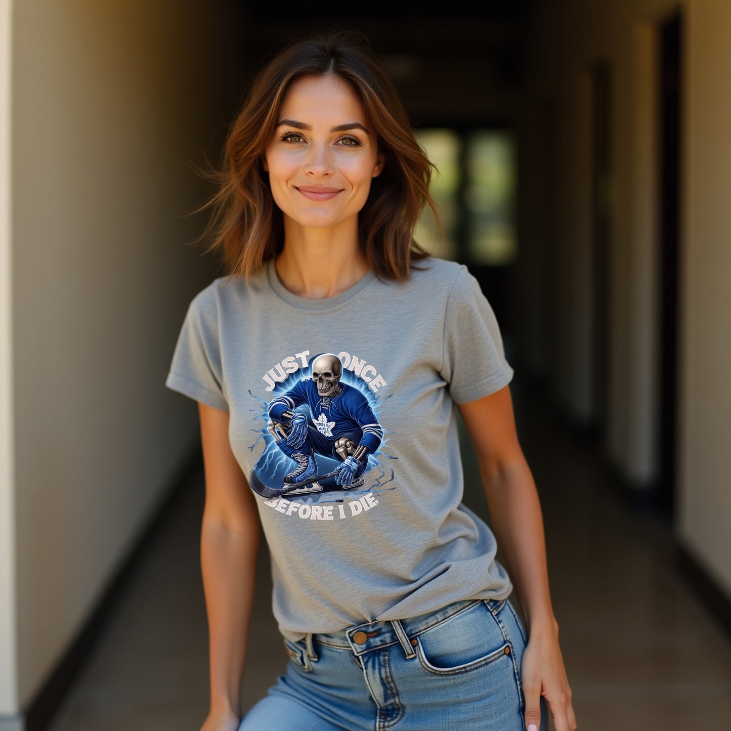 Toronto Maple Leafs, Ladies, "Just Once Before I Die" T Shirt