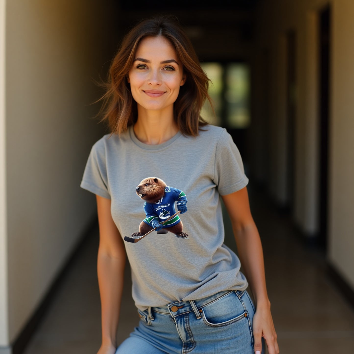 Vancouver Canucks, Ladies, "Canuck Chuck" T Shirt