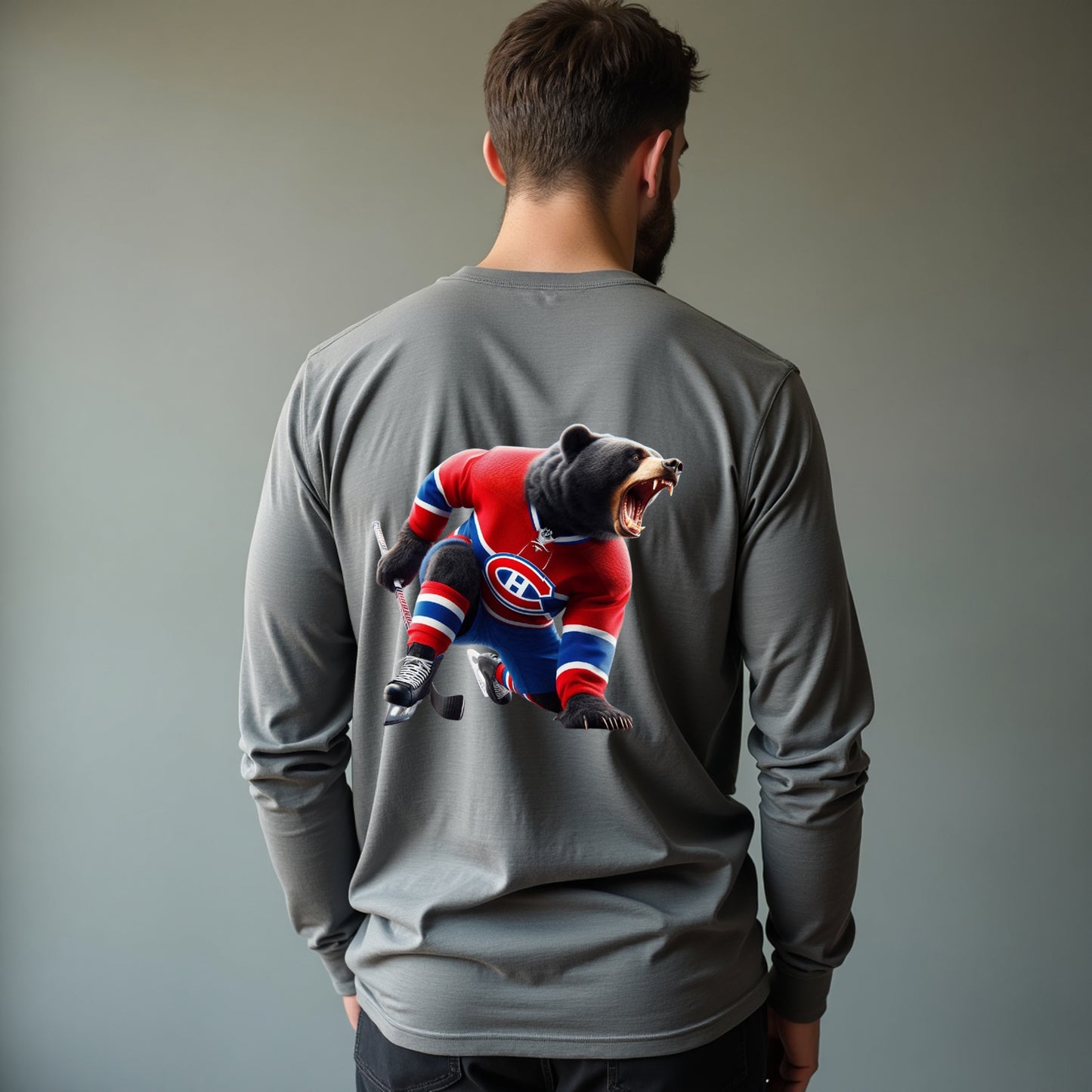 Montreal Canadiens, "The Canadiens Claw" Long Sleeve T Shirt