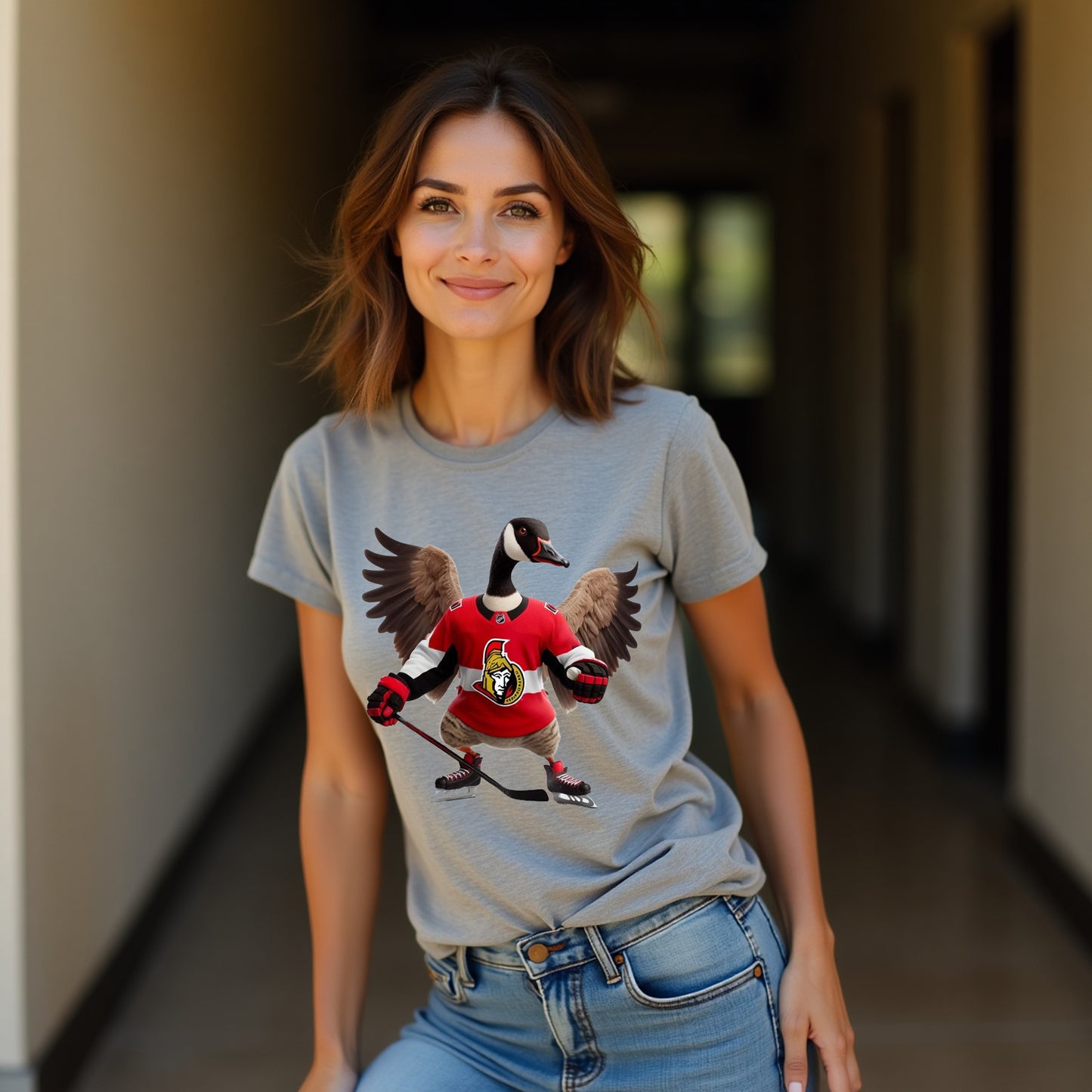 Ottawa Senators, Ladies, "Ottawa Waddler" T Shirt