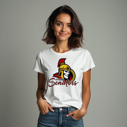 Ottawa Senators,  Ladies, " Parliment Bling" T Shirt