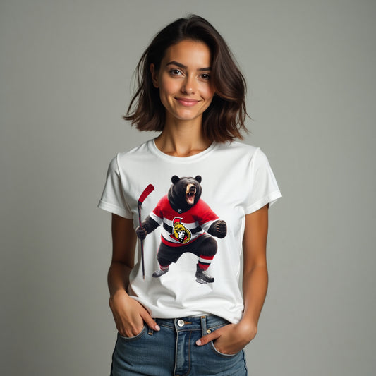 Ottawa Senators, Ladies, "Parliment Bear" T Shirt