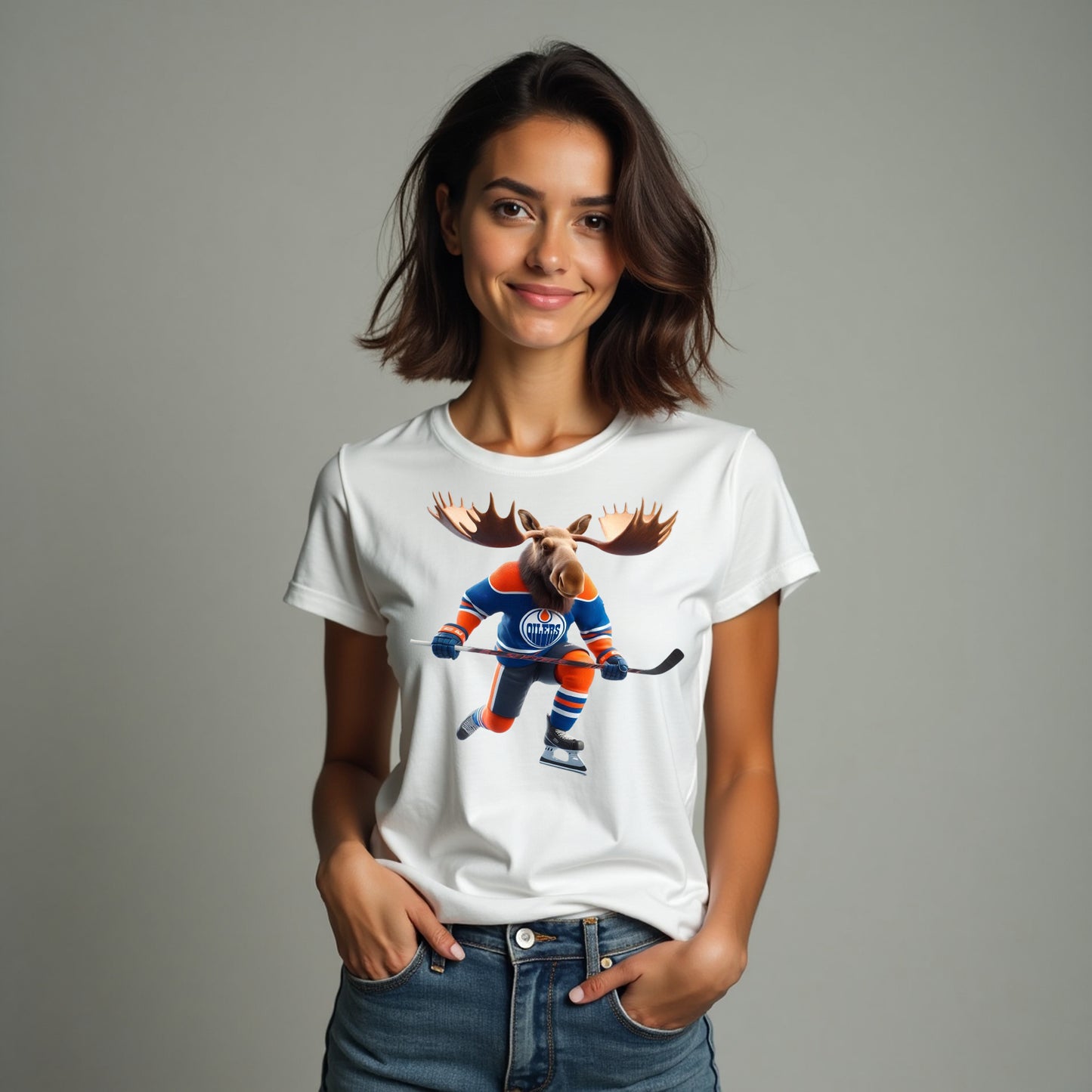 Edmonton Oilers, Ladies, "Northern Stampede" T Shirt