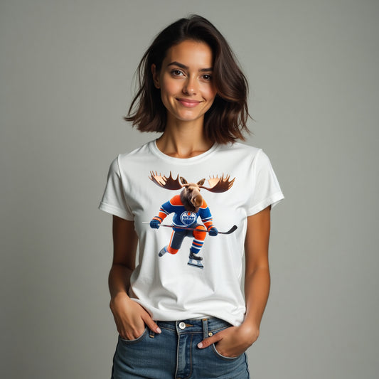Edmonton Oilers, Ladies, "Northern Stampede" T Shirt