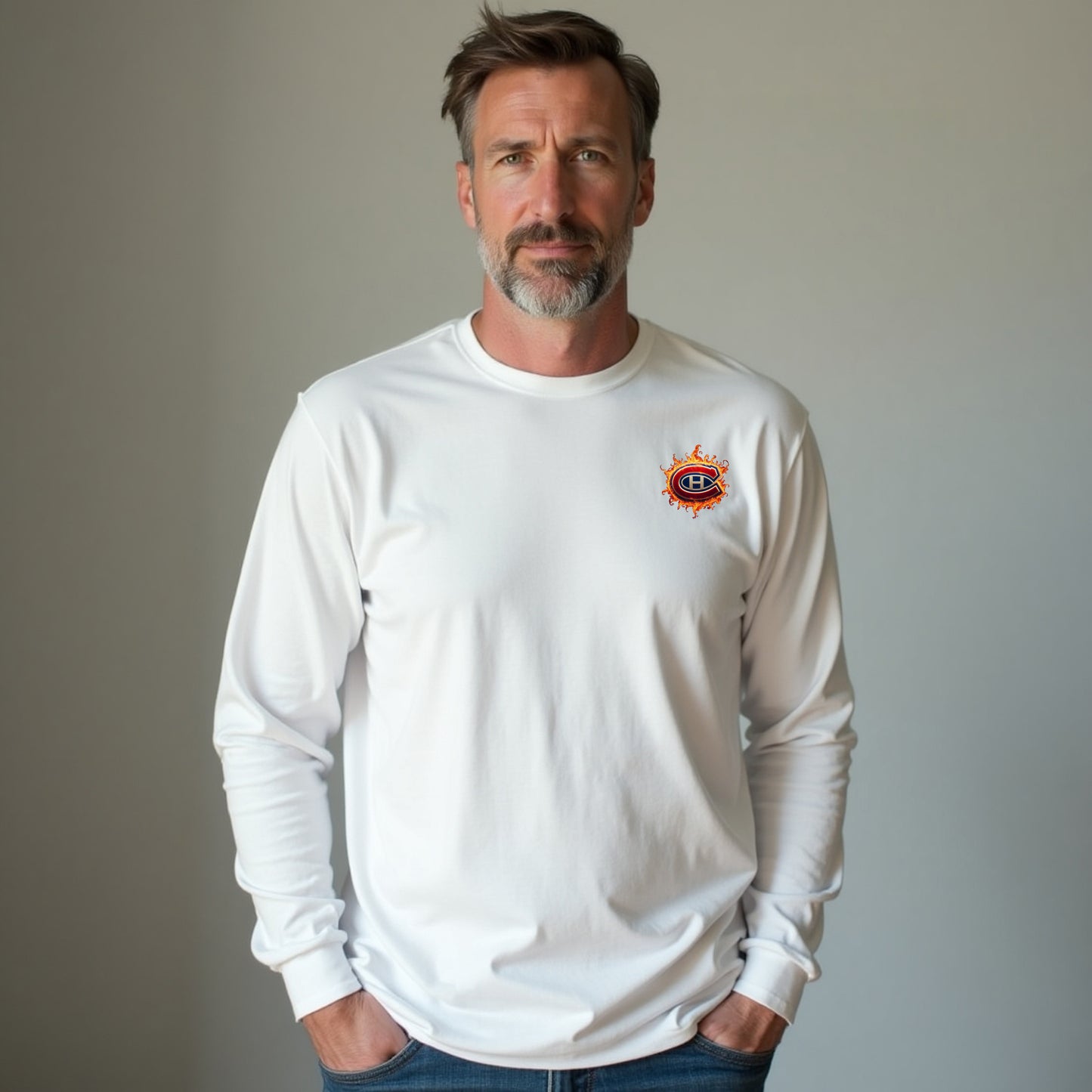 Montreal Canadiens, "The Canadiens Claw" Long Sleeve T Shirt