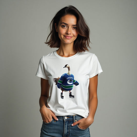 Vancouver Canucks, Ladies, "Gander Goals" T Shirt