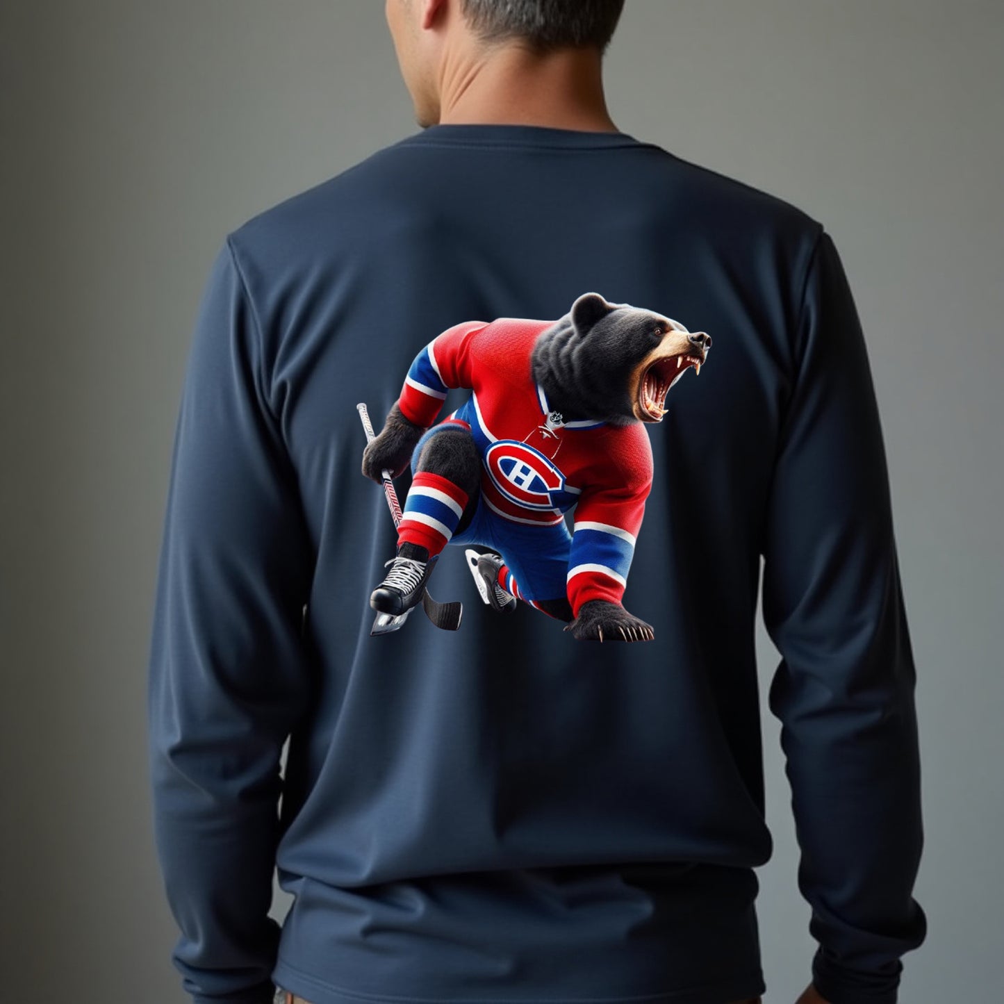 Montreal Canadiens, "The Canadiens Claw" Long Sleeve T Shirt