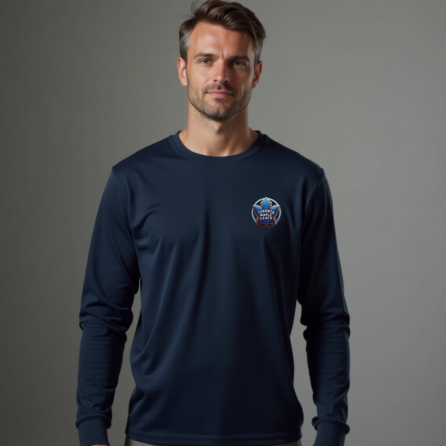 Toronto Maple Leafs, "Bear The Leaf Long Sleeve T Shirt