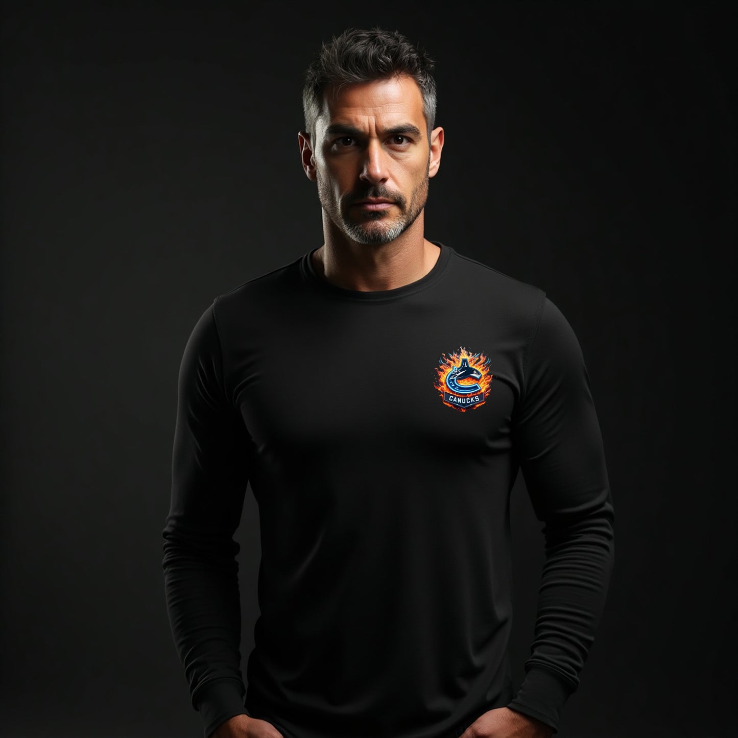 Vancouver Canucks, "The Canuck Claws" Long Sleeve T Shirt