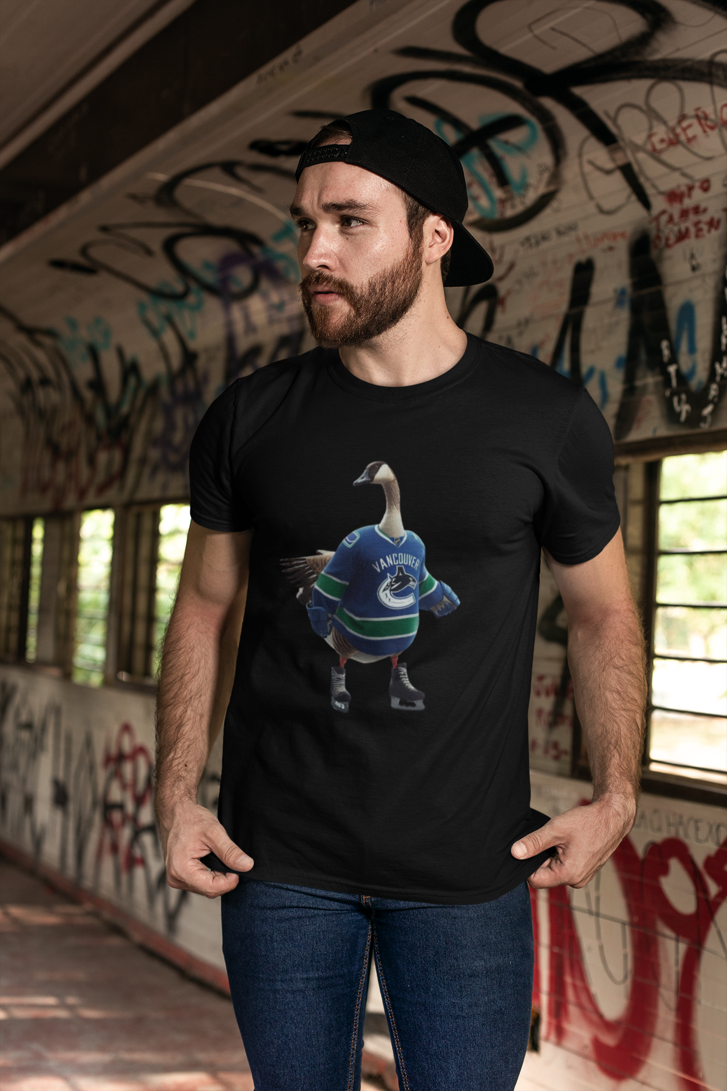Vancouver Canucks "True North Feathers" T Shirt