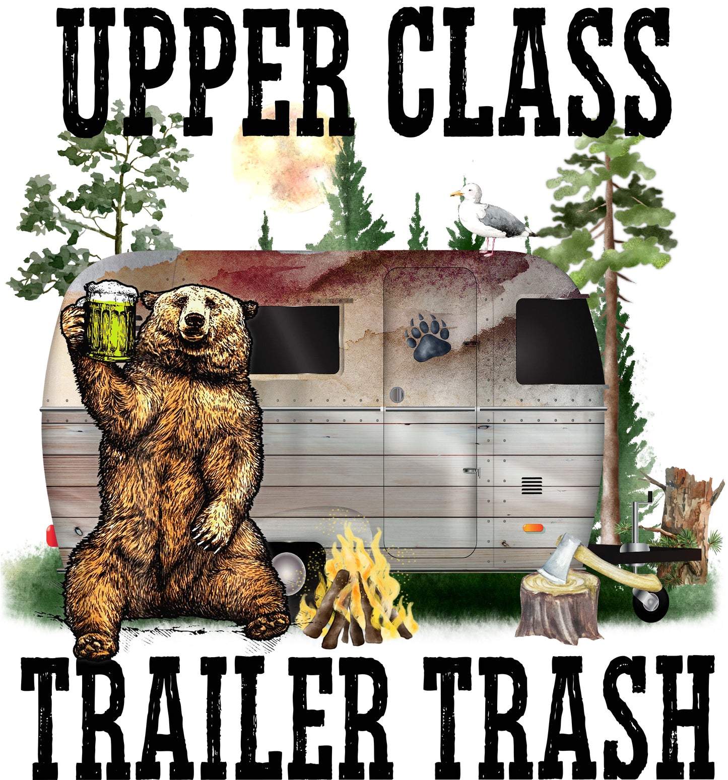 Unisex Upper Class Trailer Trash T Shirt