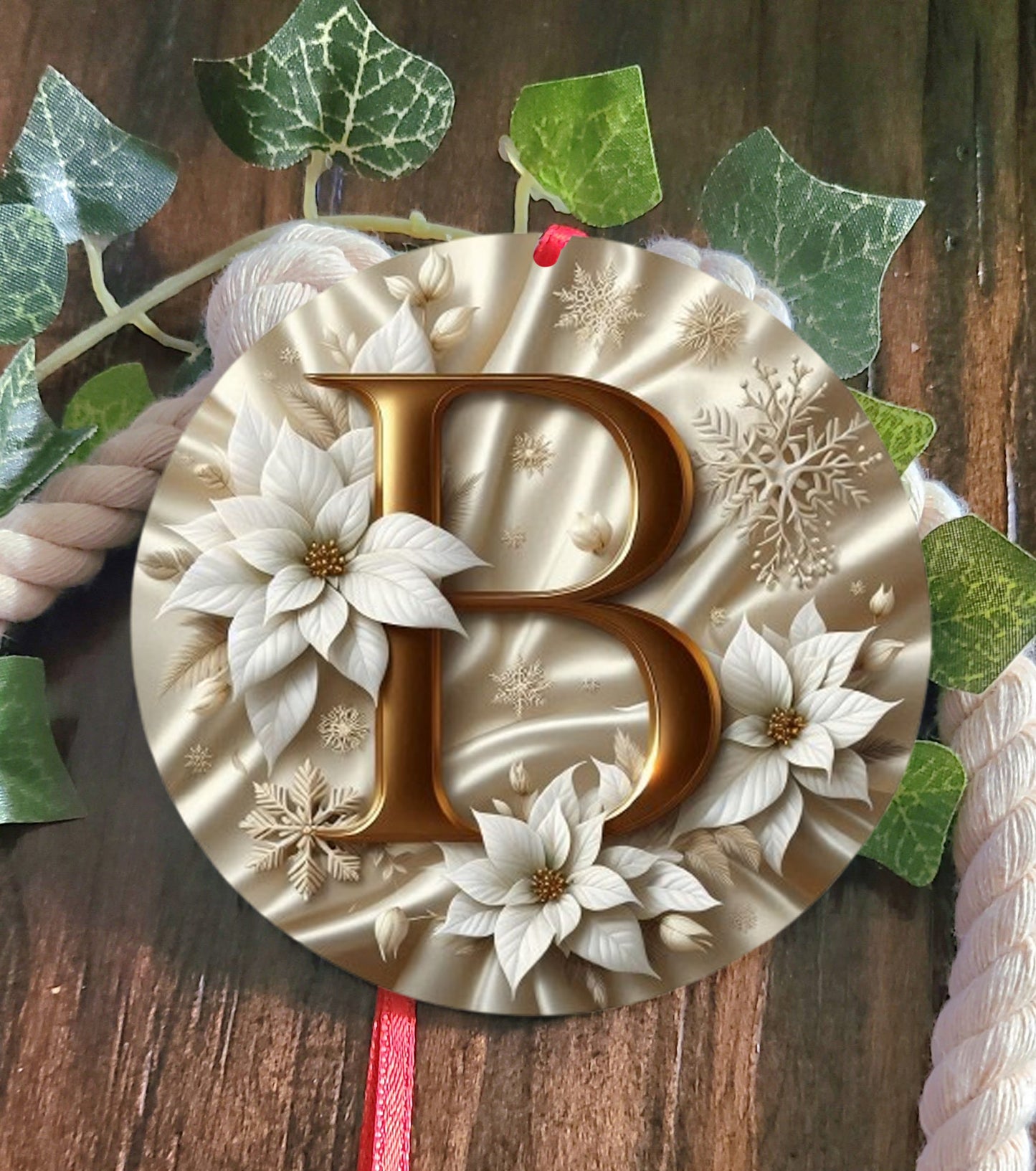 Monogram Tree Ornament