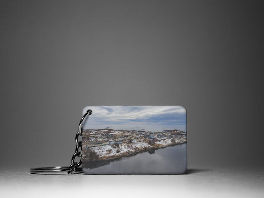 Burnt Island Keychain