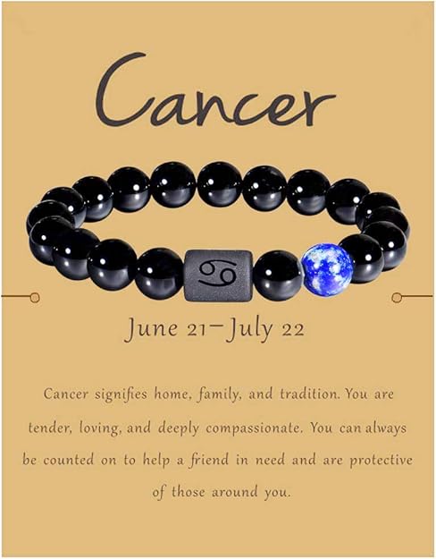 Unisex Stretch Zodiac Bracelet
