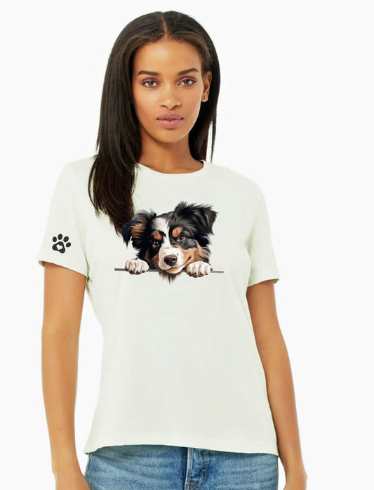 Ladies Australian Shepard T Shirt