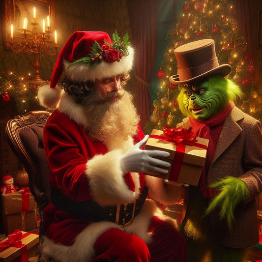 Santa & The Grinch