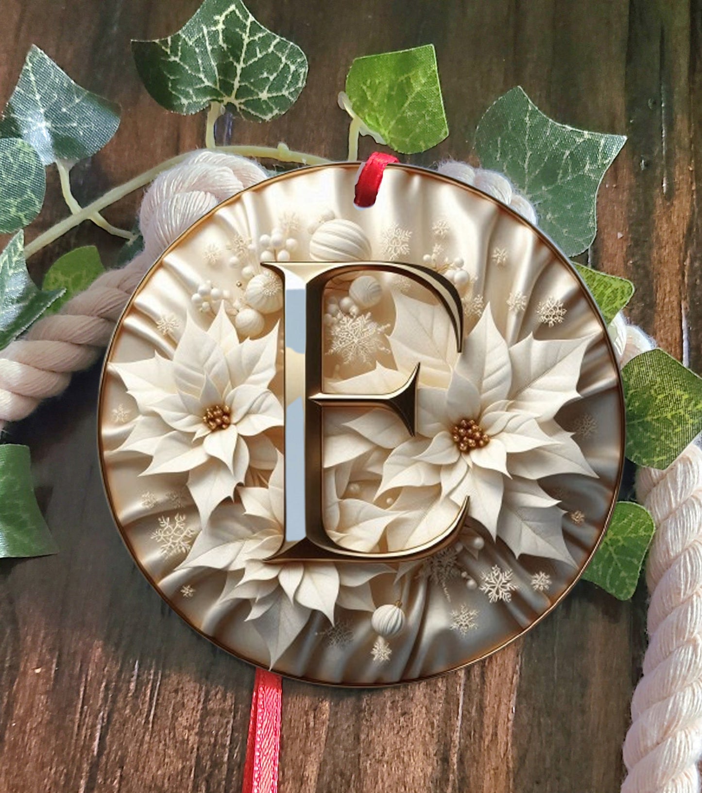 Monogram Tree Ornament