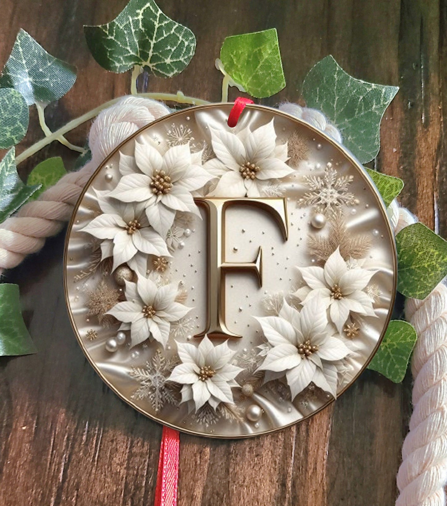 Monogram Tree Ornament