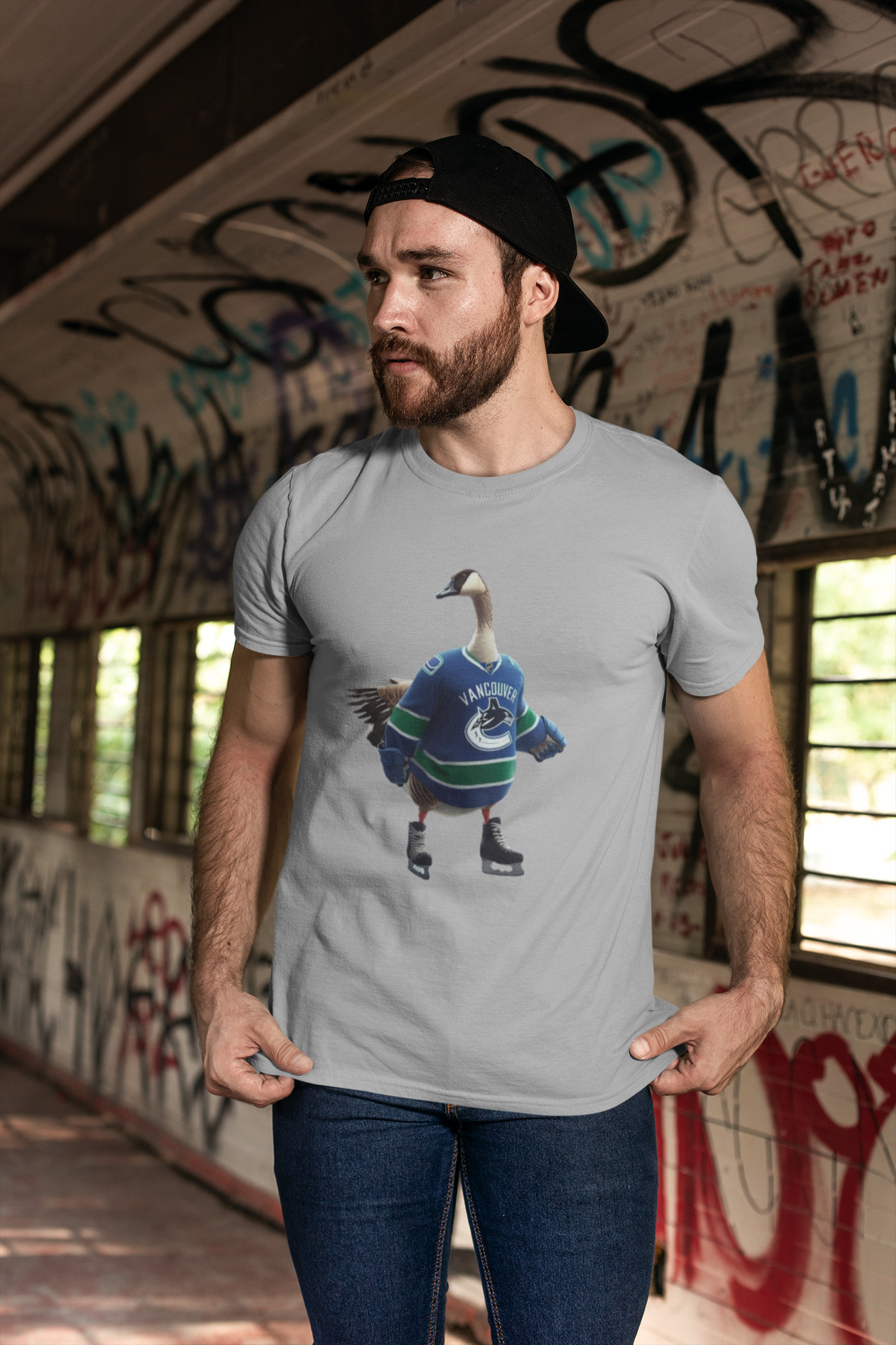 Vancouver Canucks "True North Feathers" T Shirt