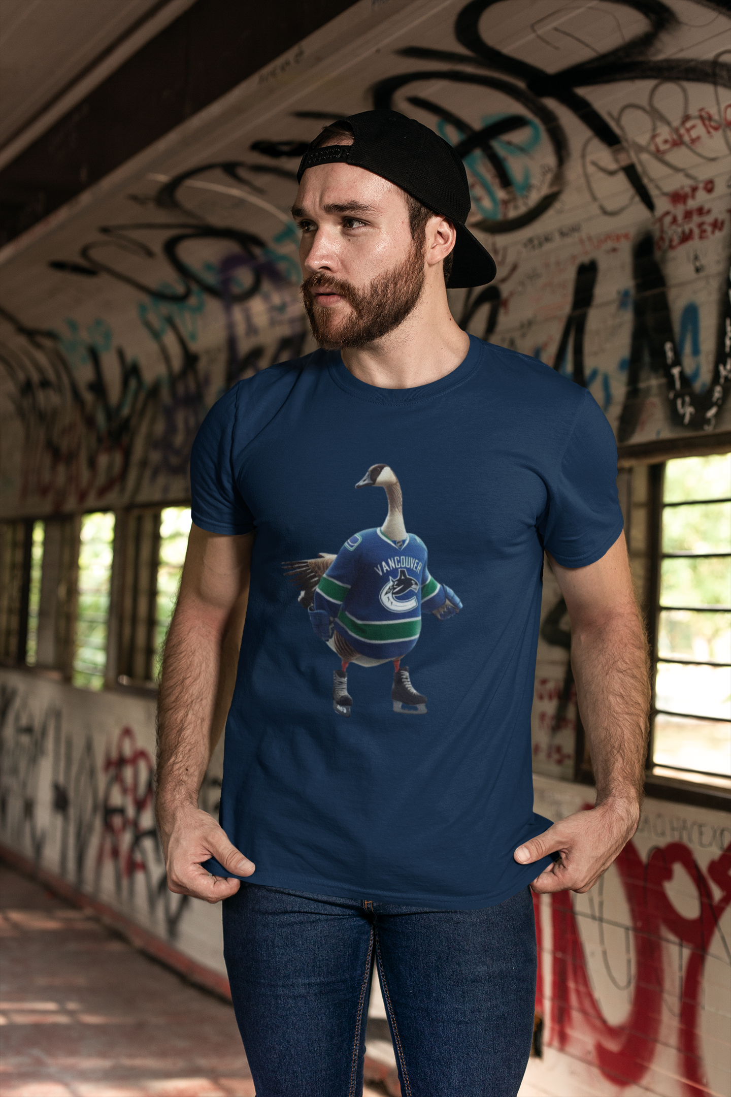 Vancouver Canucks "True North Feathers" T Shirt