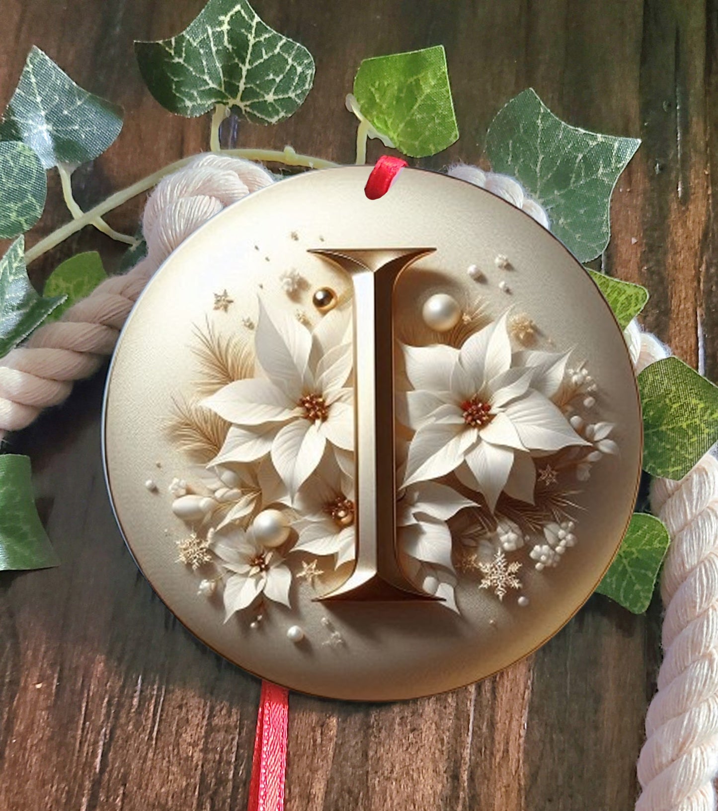 Monogram Tree Ornament