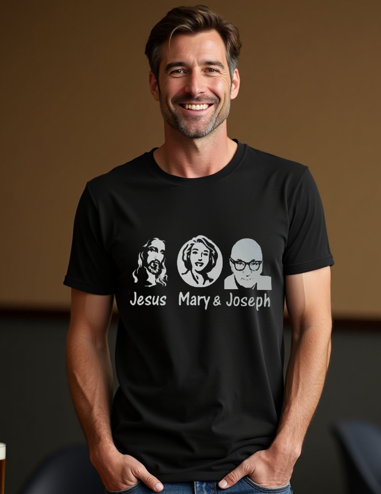Jesus, Mary N' Joseph T Shirt
