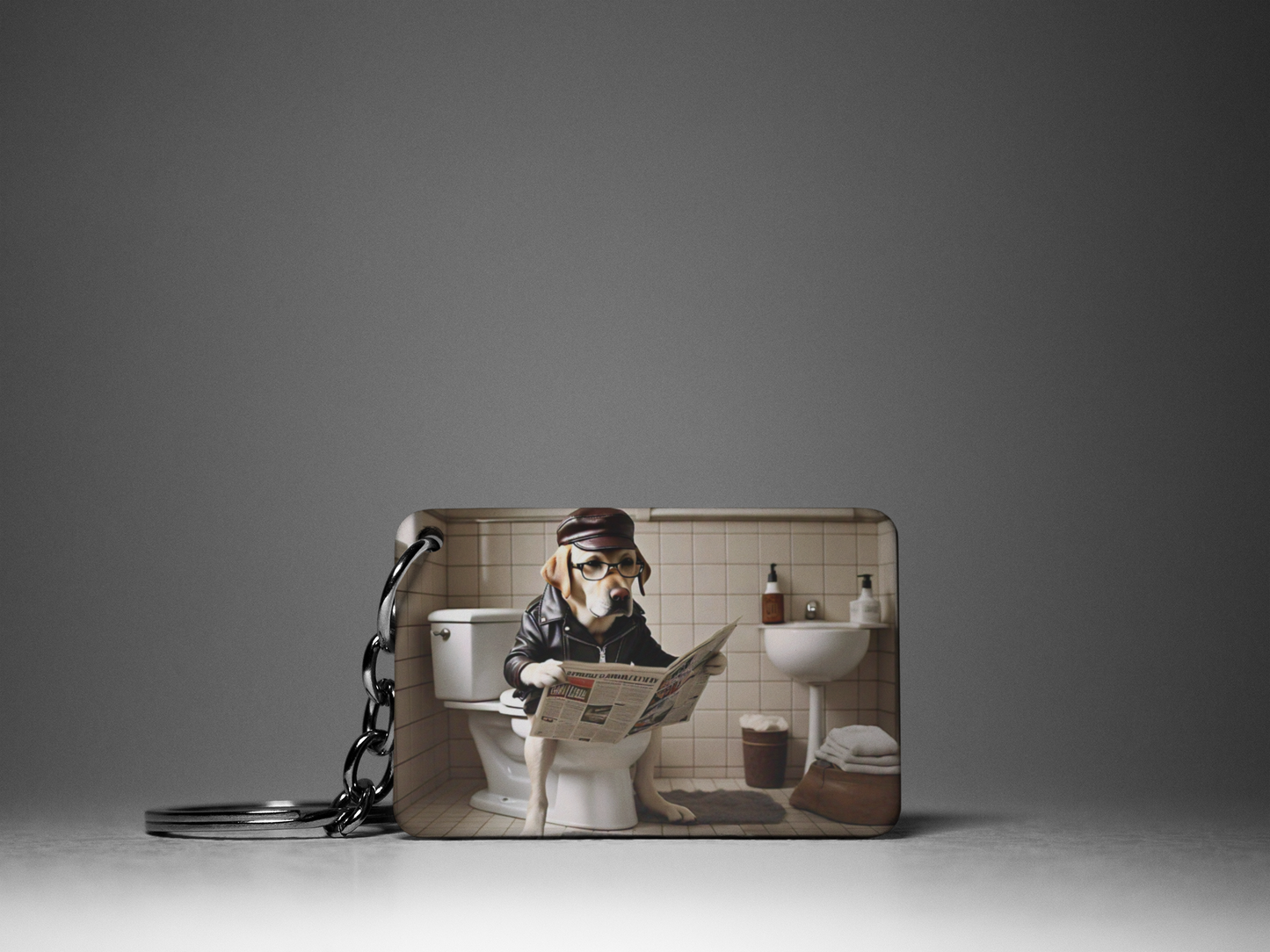 New Brunswick Dog Keychain