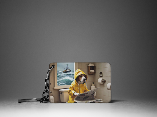 Newfoundland & Labrador Dog Keychain