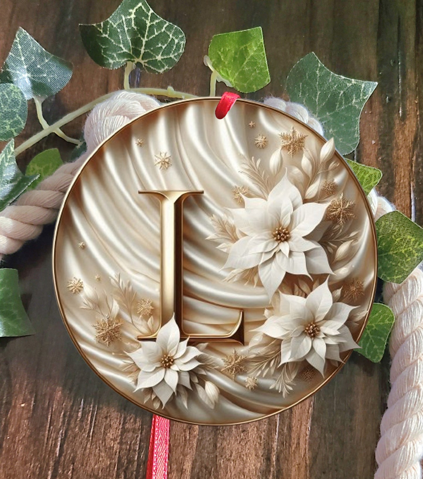 Monogram Tree Ornament
