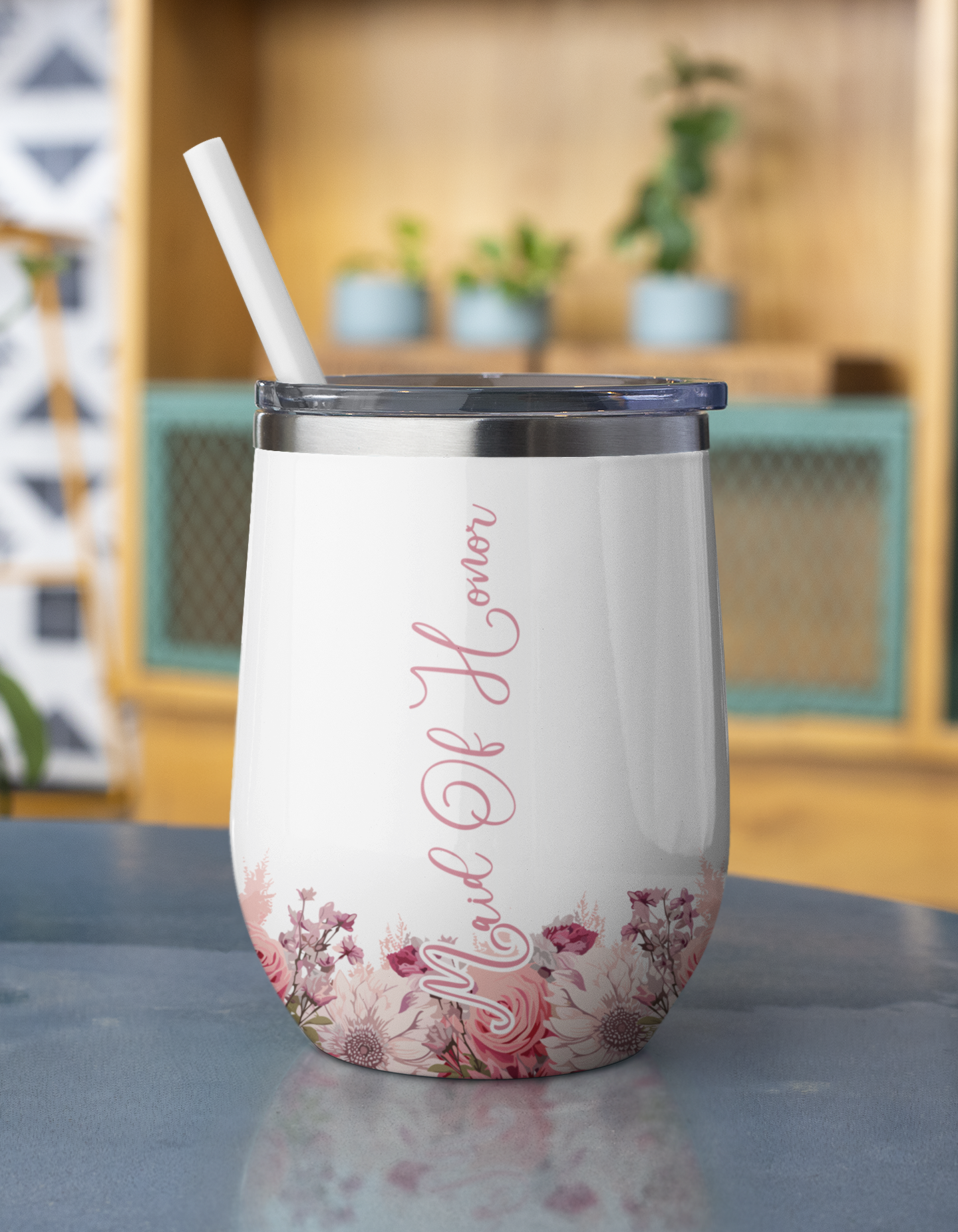 Maid Of Honor 12 oz Wine Tumbler
