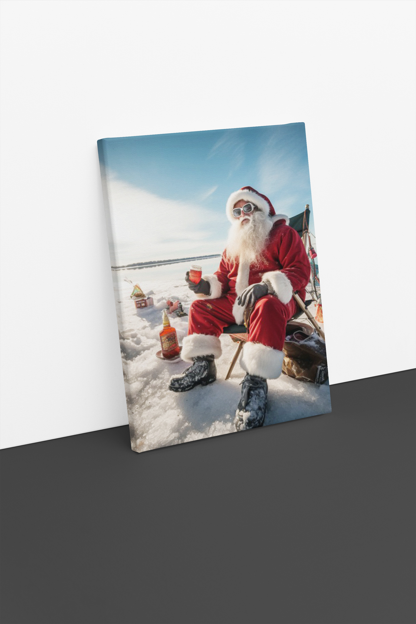 Manitoba Santa Canvas Print