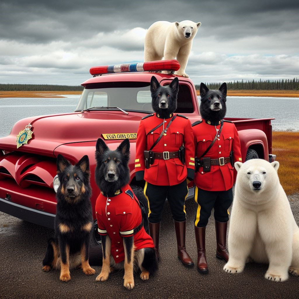 Manitoba RCMP Canvas Print